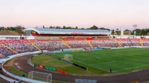 Estádio Santa Cruz, casa do Botafogo-SP, em Ribeirão Preto - Crédito: 