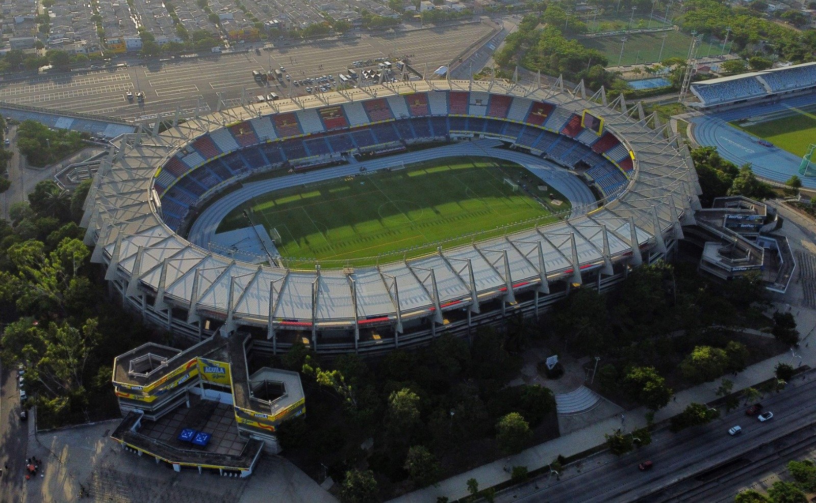 Estádio Metropolitano Roberto Meléndez, em Barranquilla, na Colômbia (foto: Juan Barreto/AFP)