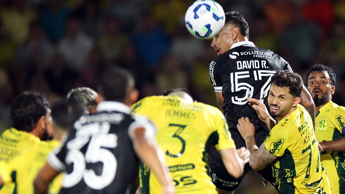 Jogo entre Botafogo e Mirassol pelo Campeonato Brasileiro (foto: Vitor Silva/Botafogo.)