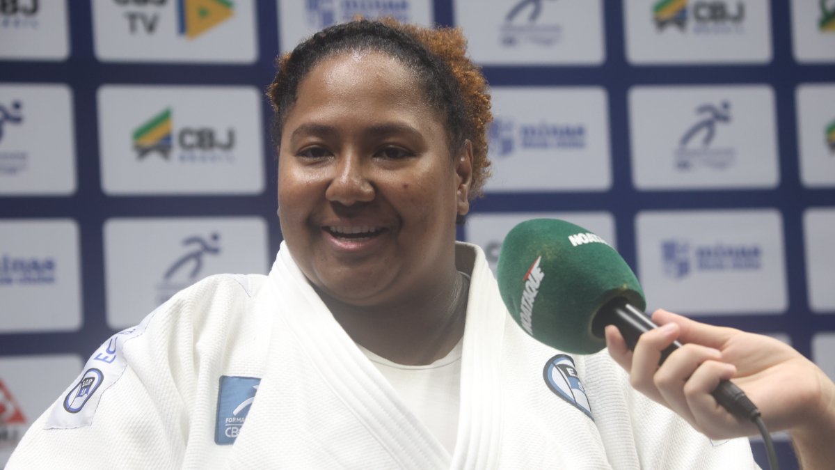 Bia Souza, campeã olímpica do judô em Paris 2024 (foto: Marcos Vieira /EM/DA. Press)