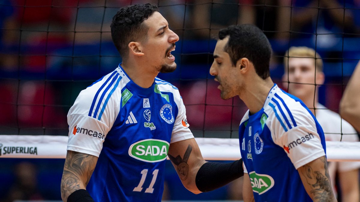 Time de vôlei do Cruzeiro (foto: Agência i7/Cruzeiro)