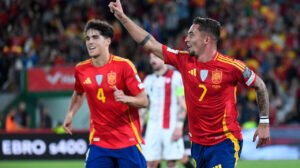 Seleção da Espanha em campo nas Eliminatórias da Uefa - Crédito: 