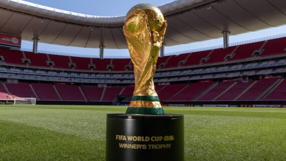 Estádio em Guadalajara, no México, sede da Copa do Mundo de 2026 (foto: Reprodução Instagram de Gianni Infantino)