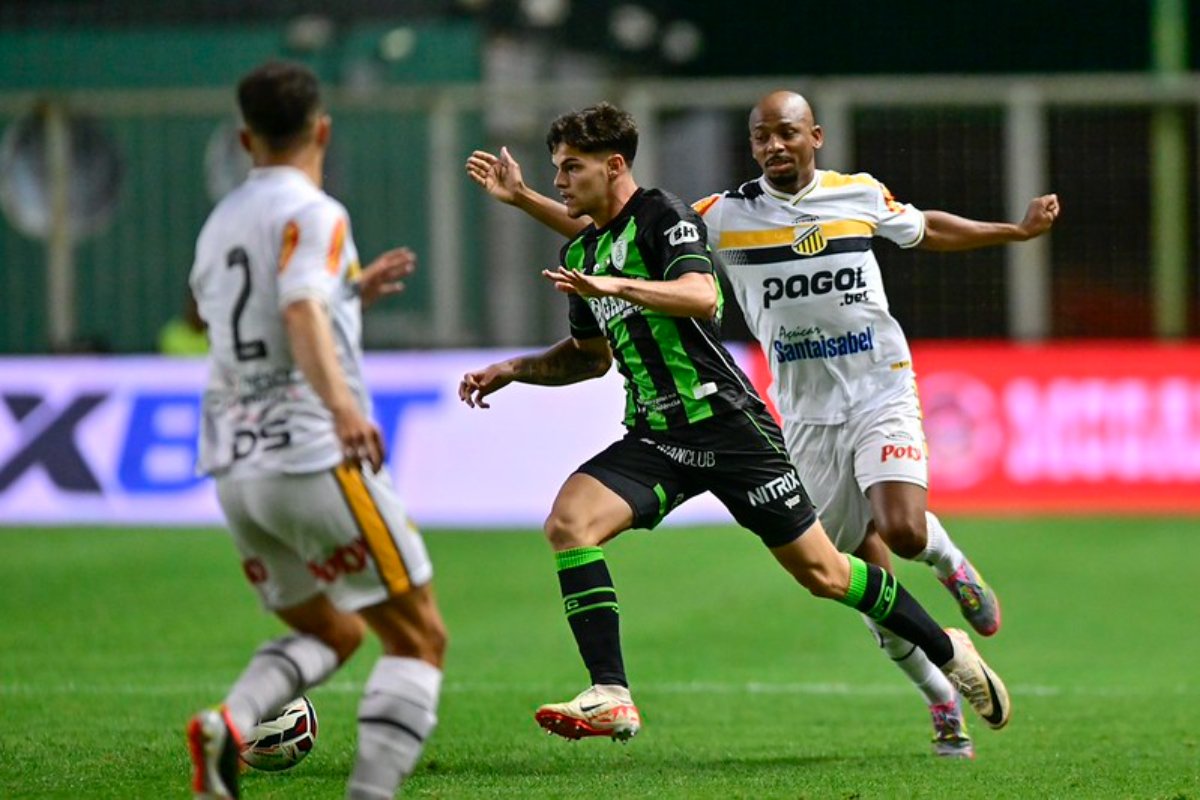 América empatou com o Novorizontino pela Série B (foto: Mourão Panda/América)