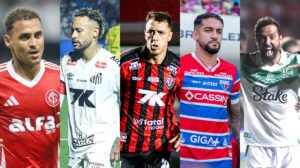 Jogadores de Internacional, Santos, Vitória, Fortaleza a Juventude - Crédito: 