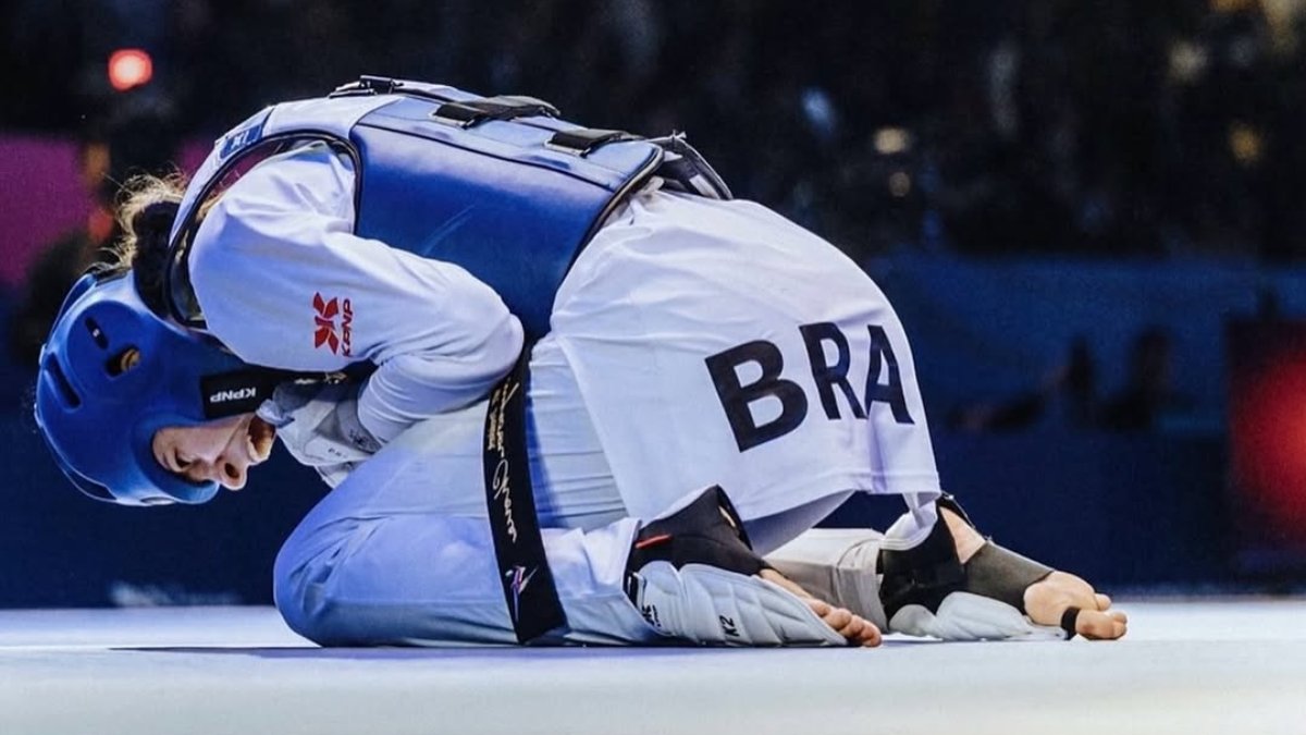 Maria Clara Pacheco, taekwondista brasileira (foto: Reprodução Instagram de Maria Clara Pacheco)