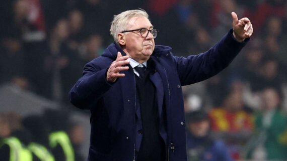 Carlo Ancelotti, técnico da Seleção Brasileira (foto: FRANCK FIFE/AFP)