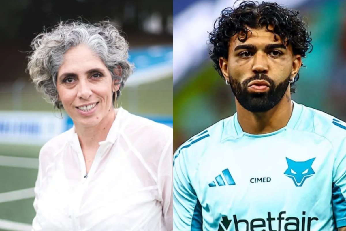 Keyla e Gabigol: troca de conhecimentos e experiências (foto: Gustavo Martins/Cruzeiro e Divulgação/Cruzeiro)