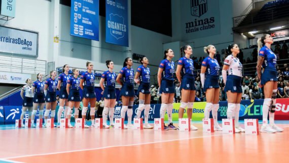 Elenco do Minas para a temporada de 2025/26 (foto: Hedgard Moraes/Minas Tênis Clube)