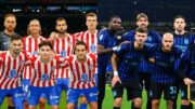 Jogadores do Atlético de Madrid e da Inter de Milão (foto: Divulgação/Atlético de Madrid e Divulgação/Inter de Milão)