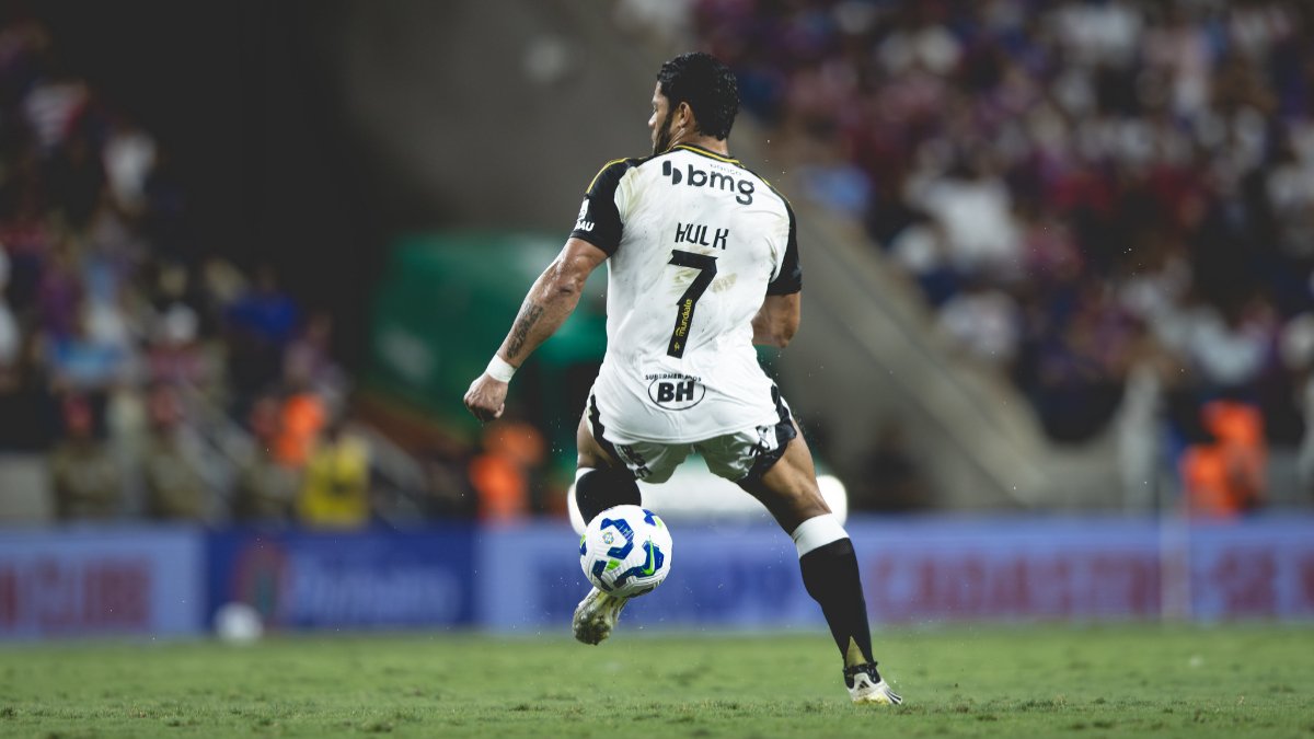 Hulk, atacante do Atlético (foto: Pedro Souza / Atlético)