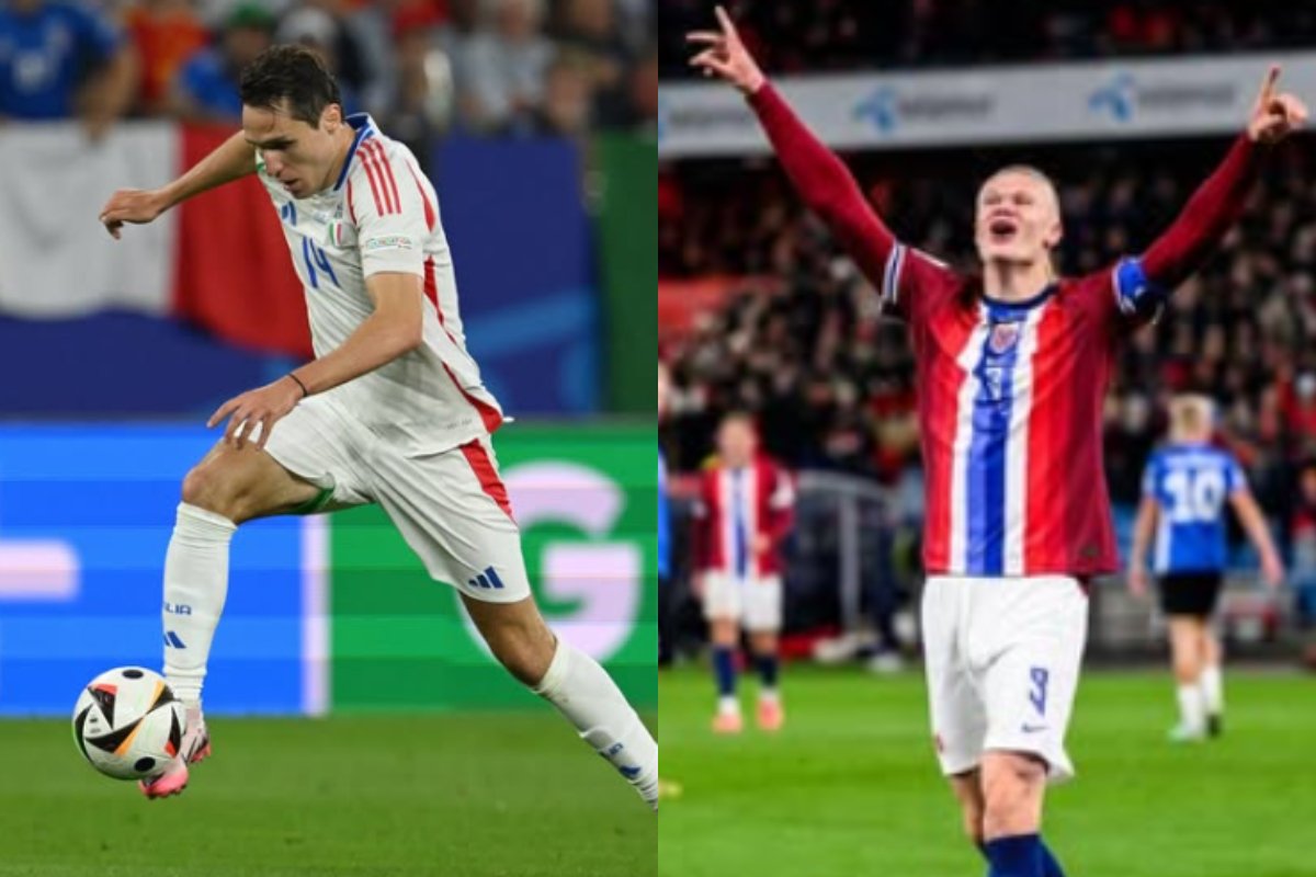 Equipes farão duelo decisivo nas Eliminatórias (foto: Divulgação/Itália e Noruega)