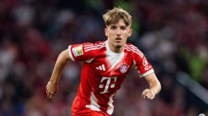 Lennart Karl durante partida do Bayern  - Crédito: 