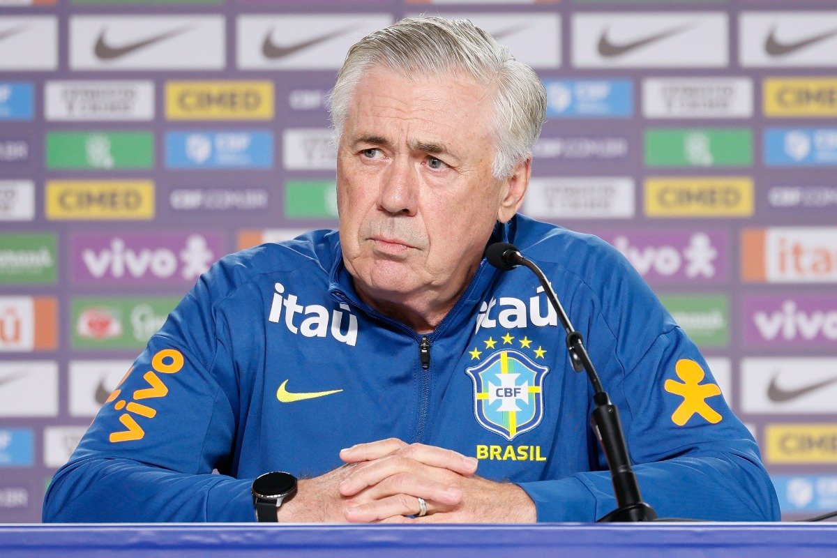 Carlo Ancelotti, técnico da Seleção Brasileira (foto: Rafael Ribeiro/CBF)