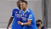 Mbappé fez quatro gols na vitória do Real Madrid (foto: Divulgação/Real Madrid)