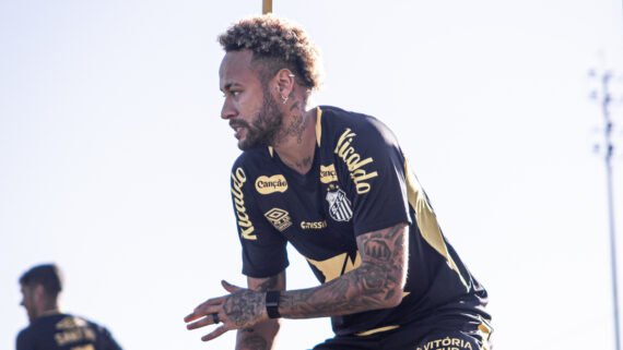 Neymar, meia-atacante do Santos (foto: Raul Baretta/Santos - 26/11/2025)