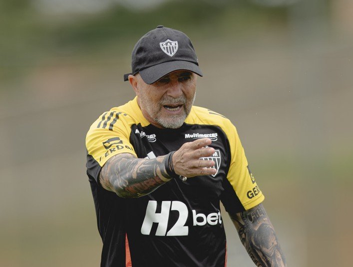 Sampaoli (foto: Pedro Souza / Atlético)