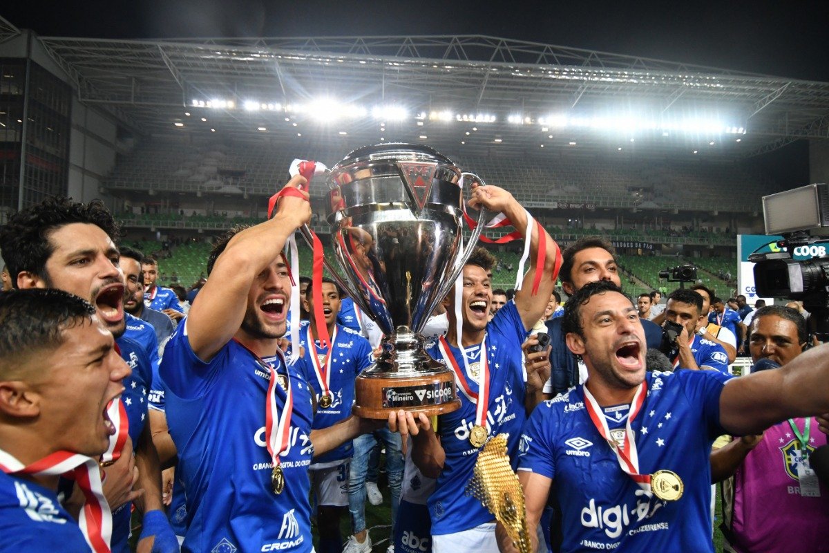 Cruzeiro foi campeão mineiro em 2019 (foto: Alexandre Guzanshe/EM/D.A Press)