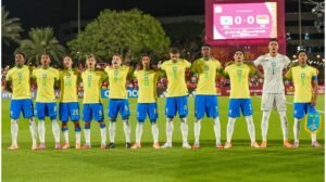 Seleção Brasileira Sub-17 posa para foto  - Crédito: 
