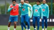 Jogadores da Seleção Brasileira durante treino (foto: Rafael Ribeiro Rio/CBF)