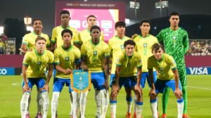 Jogadores da Seleção Brasileira Sub-17 posam para foto  - Crédito: 