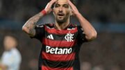 Arrascaeta, meia do Flamengo (foto: JUAN MABROMATA/AFP)