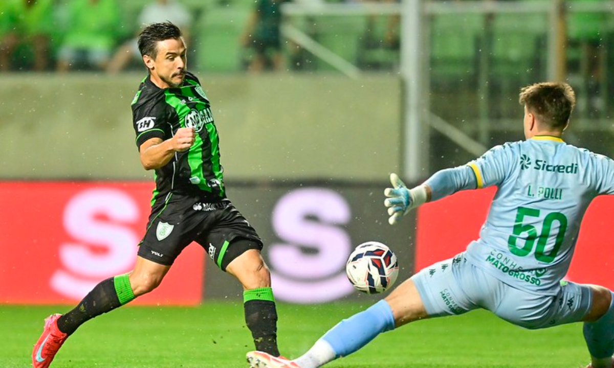 Willian Bigode foi artilheiro do América em 2025 (foto: Mourão Panda / América)