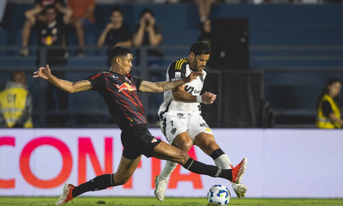 Atlético perdeu para o Bragantino pelo Brasileiro (foto: Pedro Souza / Atlético)