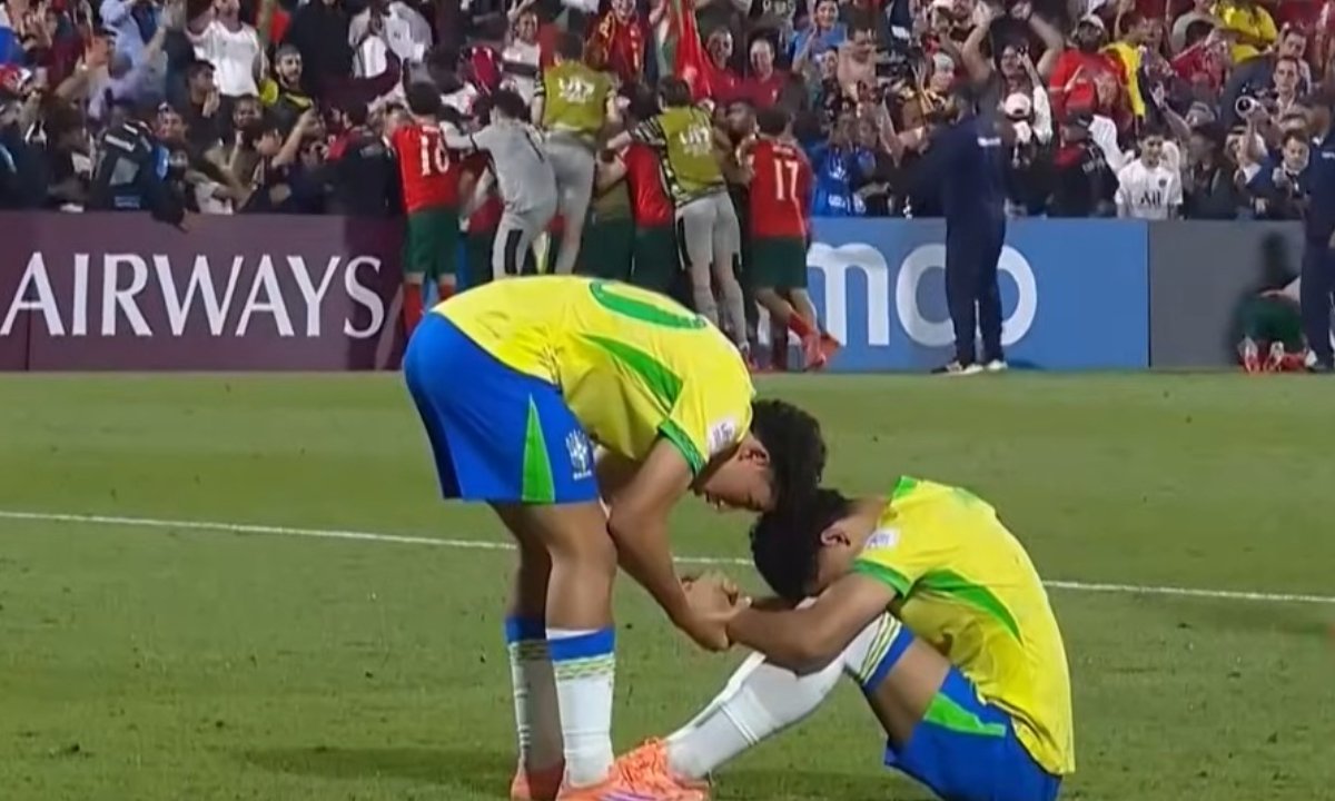 Portugal eliminou o Brasil na semifinal da Copa do Mundo Sub-17 (foto: Reprodução)