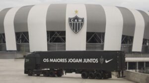 Caminhão divulga parceria entre Atlético e Nike para os próximos anos - Crédito: 