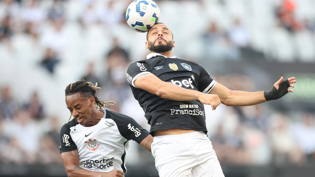 Corinthians e Botafogo empataram por 2 a 2 (foto: Vítor Silva/Botafogo)