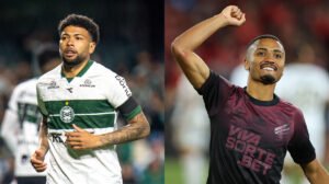 Jogadores de Coritiba e Athletico-PR - Crédito: 