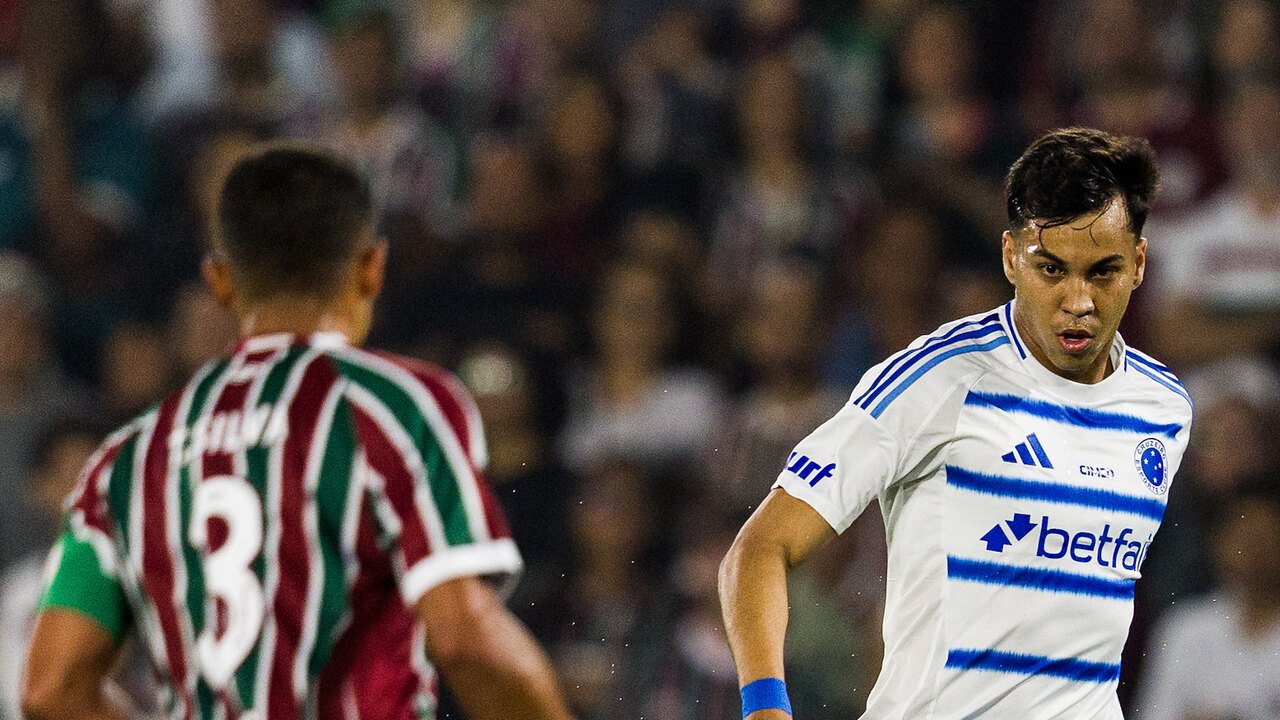 Lance de Fluminense 0 x 2 Cruzeiro, na 14ª rodada da Série A (foto: Rodrigo Ferreira/Cruzeiro)