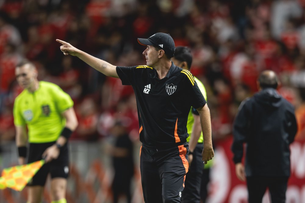 Diogo Alves, auxiliar técnico do Atlético (foto: Pedro Souza/Atlético)