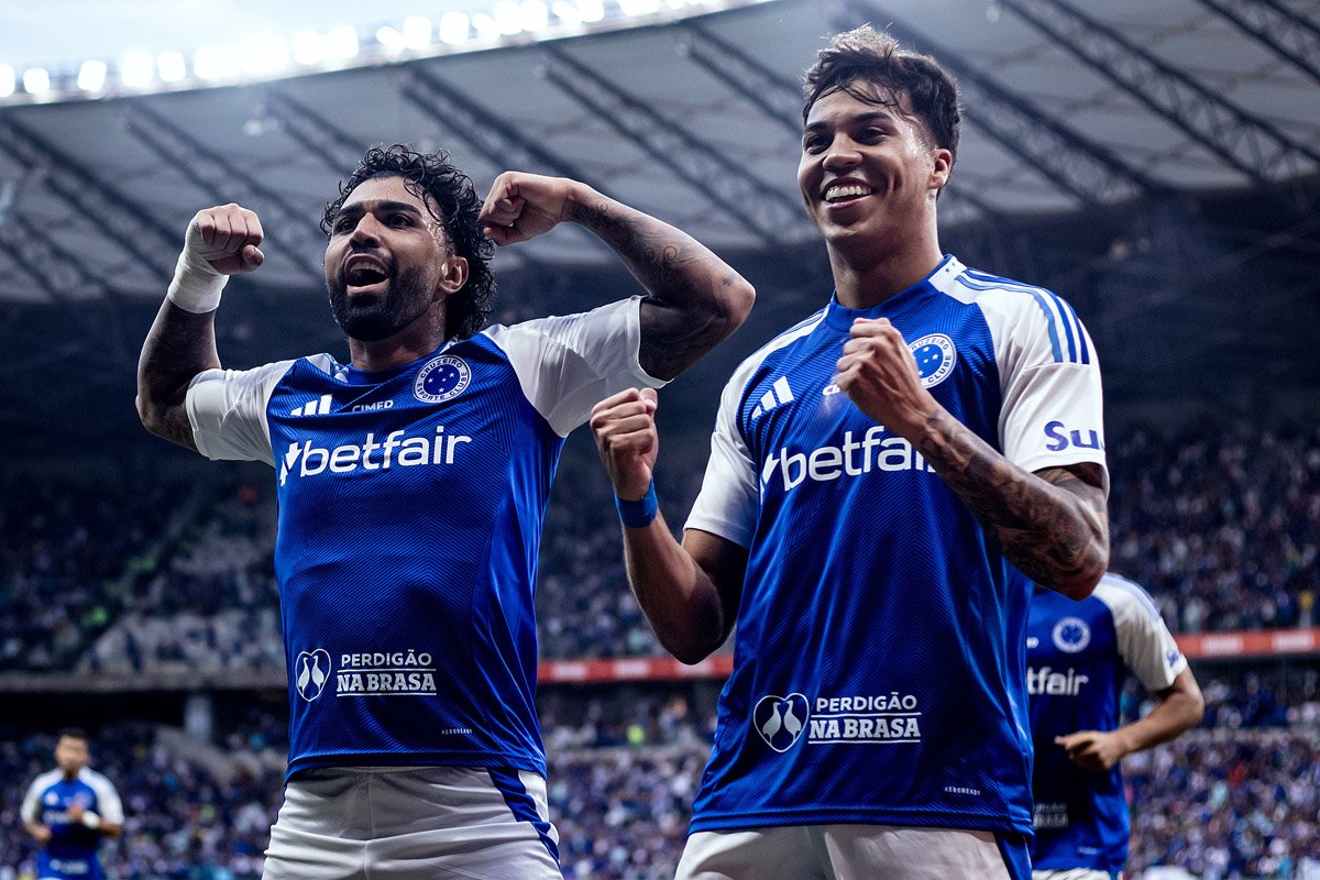 Gabigol e Kaio Jorge, atacantes do Cruzeiro (foto: Gustavo Aleixo/Cruzeiro)