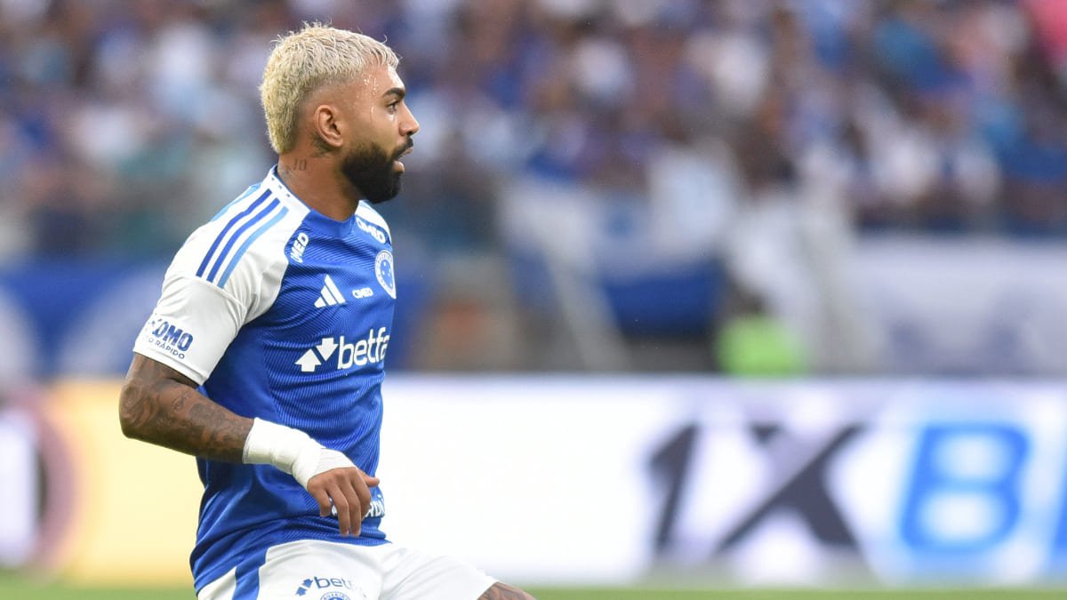 Gabi, atacante do Cruzeiro, é candidato a titular no duelo com o Juventude, em 20 de novembro (foto: Ramon Lisboa/EM/D.A Press)