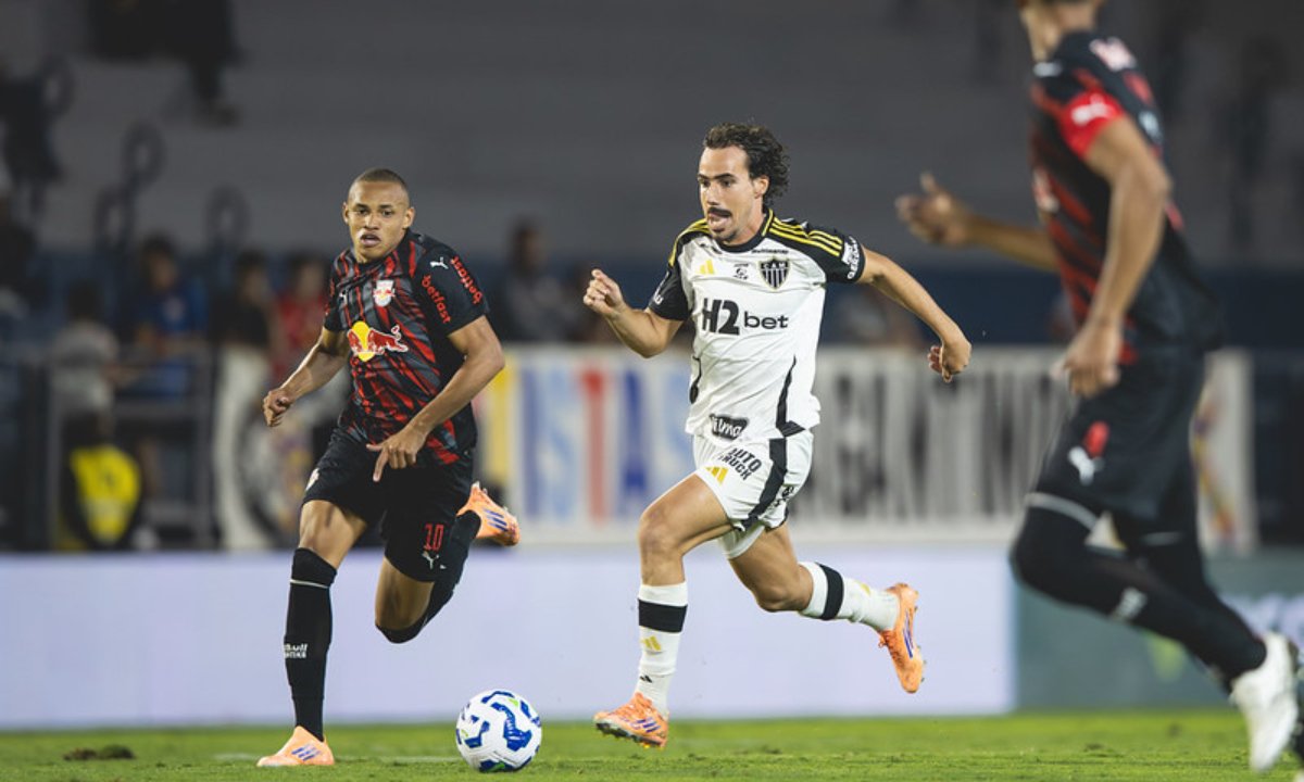 Igor Gomes foi titular na derrota por 2 a 0 para o Bragantino (foto: Pedro Souza / Atlético)