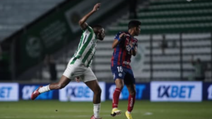 Juventude se aproximou do rebaixamento ao empatar com o Bahia - Crédito: 