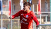 Ivan Román, zagueiro do Atlético, durante treinamento da Seleção Chilena (foto: Divulgação/X/LaRoja)