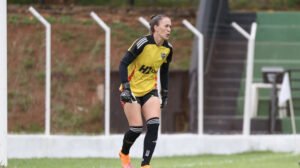 Maike, goleira do Atlético  - Crédito: 