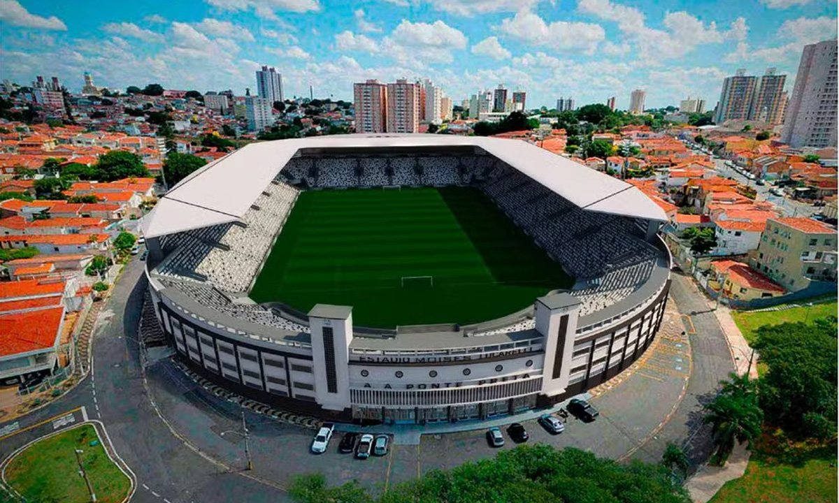 Vista aérea de como ficaria o Moisés Lucarelli - (foto: Divulgação Quadra Capital)