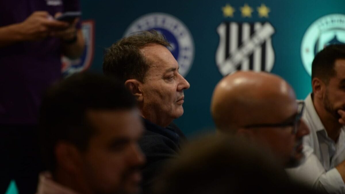 Pedrinho, dono da SAF do Cruzeiro, durante Conselho Técnico do Campeonato Mineiro de 2026 (foto: Túlio Santos/EM D.A Press)