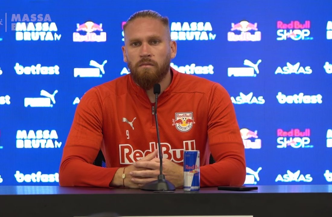 Isidro Pitta, atacante do Bragantino (foto: Reprodução/Bragantino)