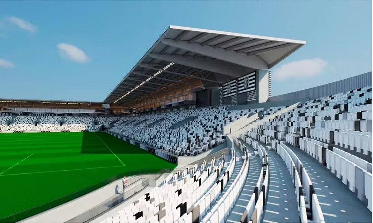 Projeto de modernização do Estádio Moisés Lucarelli, da Ponte Preta (foto: Divulgação Quadra Capital)