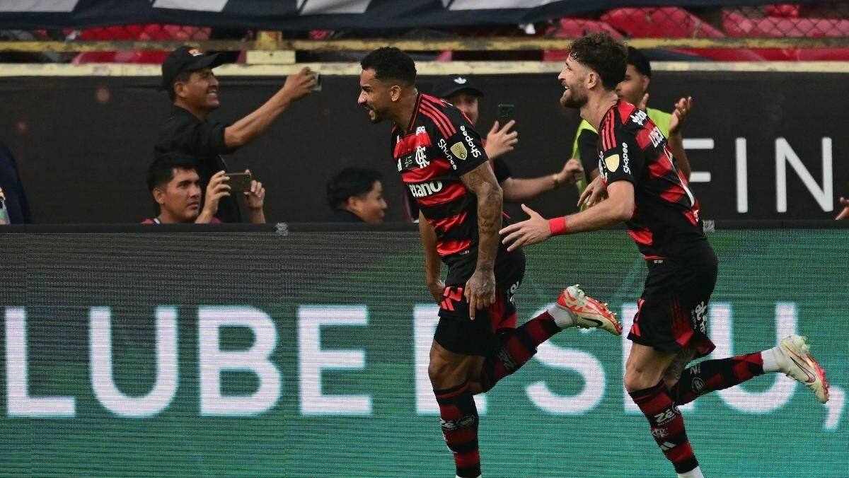 Flamengo conquistou a Copa Libertadores ao vencer o Palmeiras por 1 a 0 (foto: ERNESTO BENAVIDES / AFP)