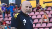 Jorge Sampaoli, técnico do Atlético, em ação contra o Sport (foto: Pedro Souza/Atlético)