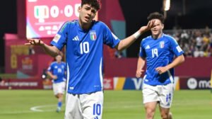 Samuele Inácio marcou quatro gols no Mundial Sub-17 pela Itália  - Crédito: 