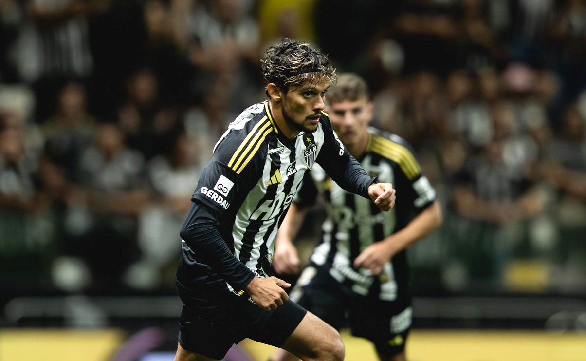 Gustavo Scarpa, meio-campista do Atlético (foto: Pedro Souza/Atlético)