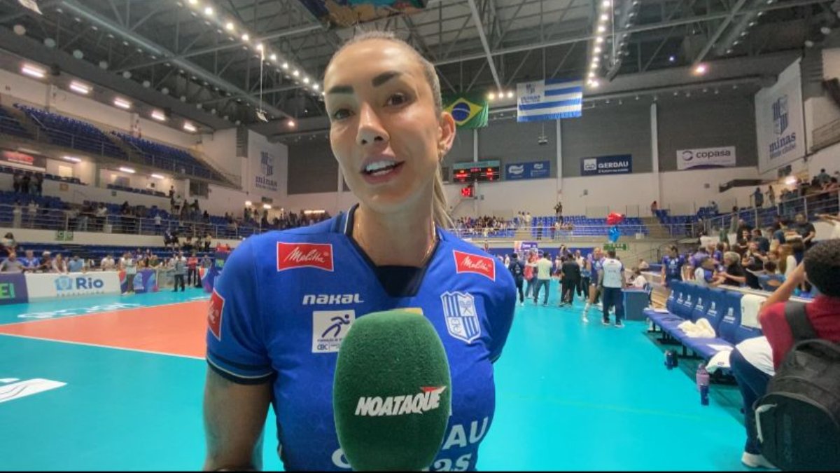 Thaisa, central do Minas, em entrevista exclusiva ao No Ataque (foto: Rafael Cyrne/No Ataque)