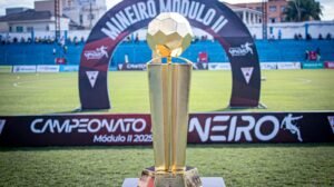 Troféu do Módulo 2 do Campeonato Mineiro - Crédito: 